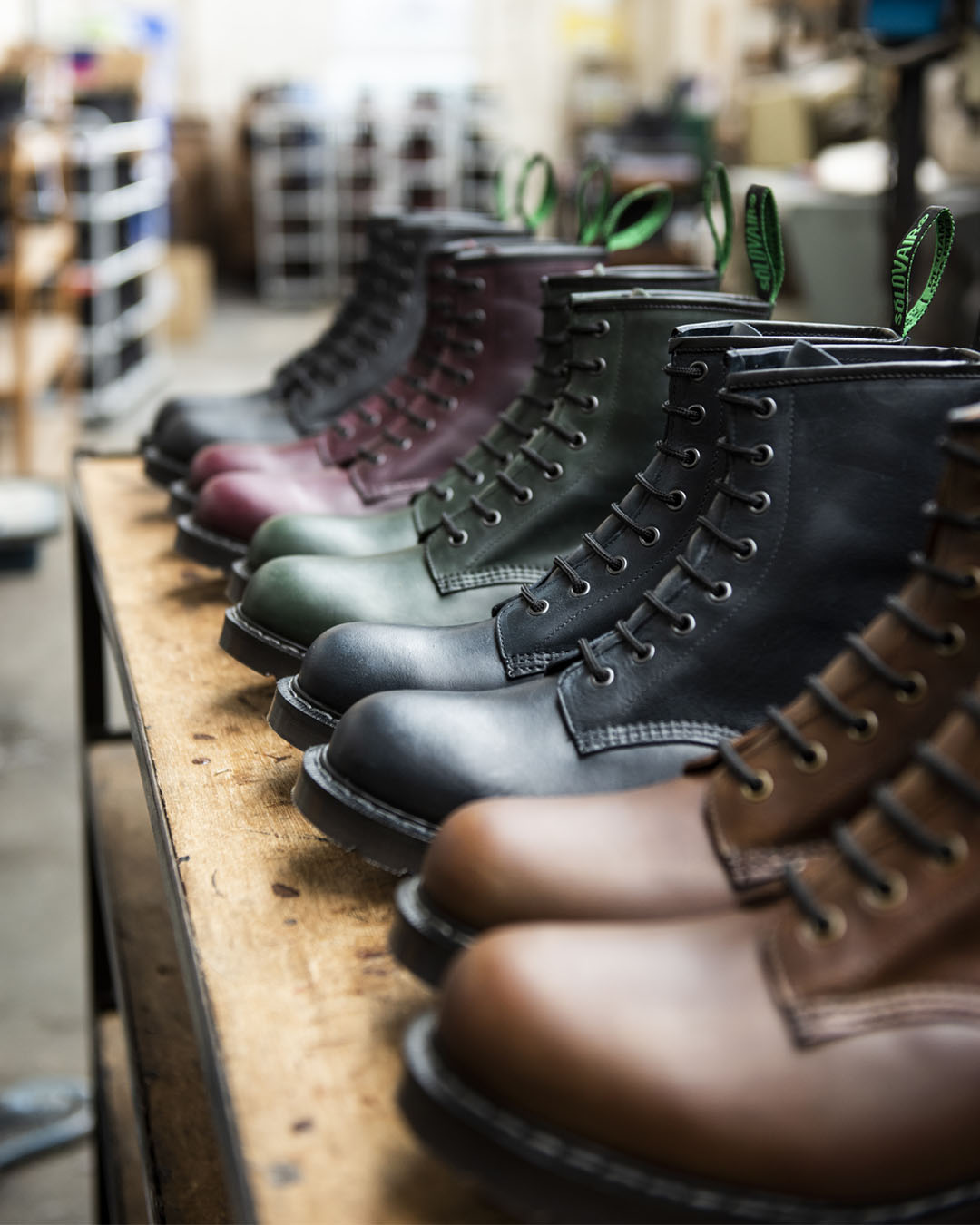 【Nice Age】　SOLOVAIR　8ホール　ENGLAND製 NPS Solovair | Official Online Store | British Made Since 1881