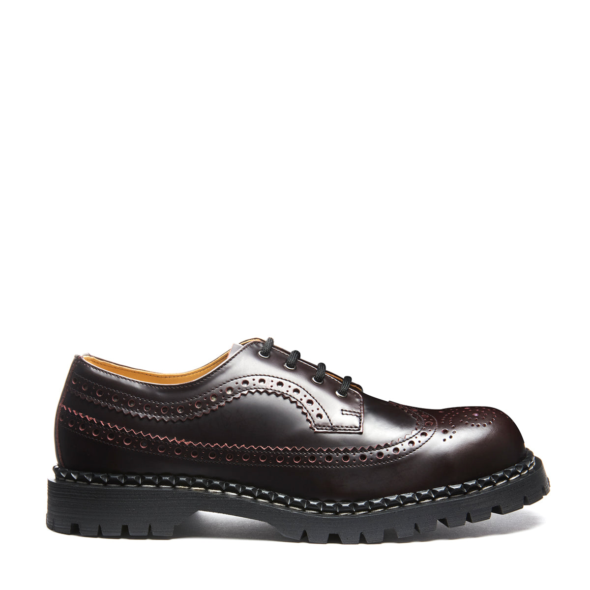 Burgundy Rub-Off 4 Eye Steel Toe American Derby Brogue Shoe 11 Mens / 12 Womens Burgundy Rub-Off 4 Eye Steel Toe American Derby Brogue Shoe 11 Mens / 12 Womens