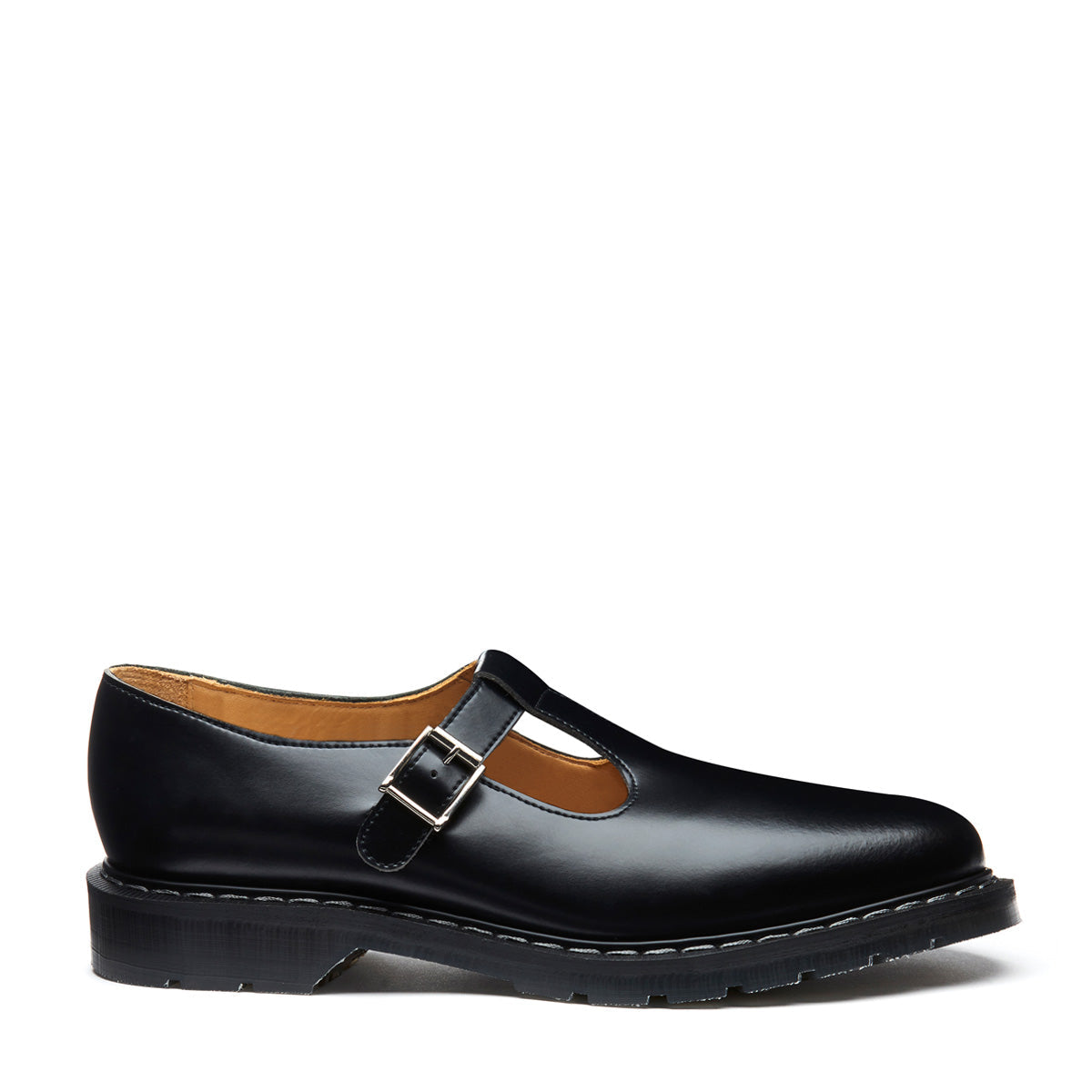 Black Hi-Shine Mary Jane Shoe | Solovair | Solovair Classic | Made in England NPS Solovair USA Black Hi-Shine Mary Jane Shoe | Solovair | Solovair Classic | Made in England NPS Solovair USA