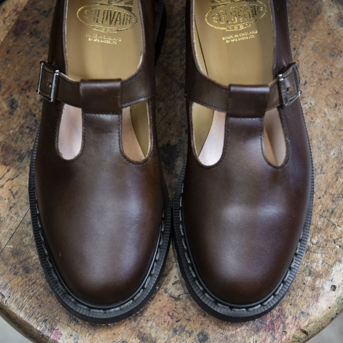 Gaucho Crazy Horse Mary Jane Shoe | Solovair | Handmade in England â NPS Solovair US