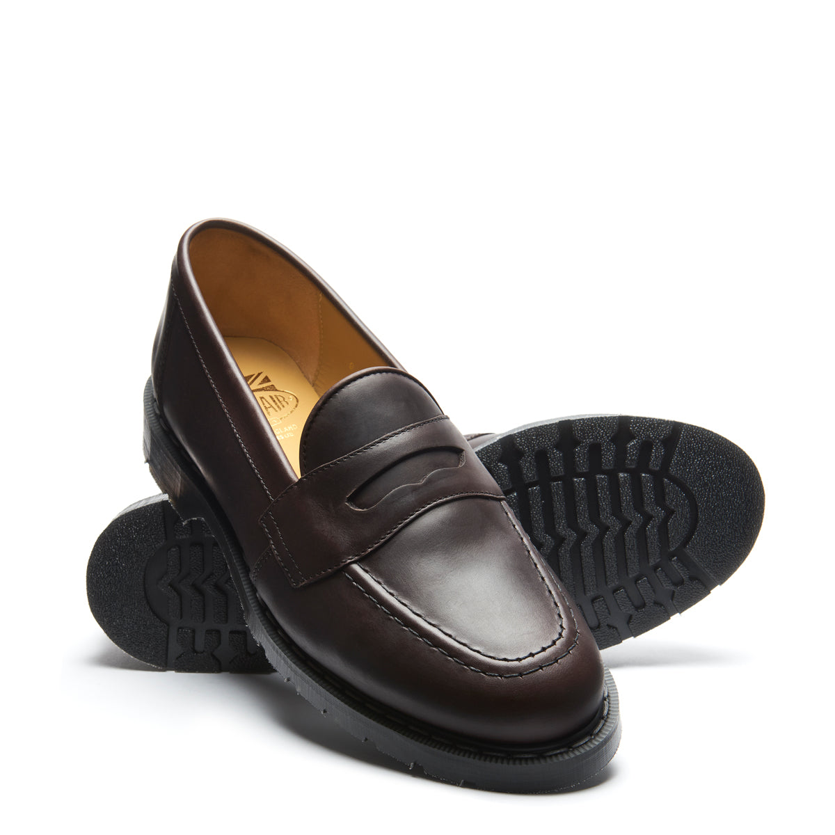 Brown Greasy Penny Loafer – NPS Solovair USA