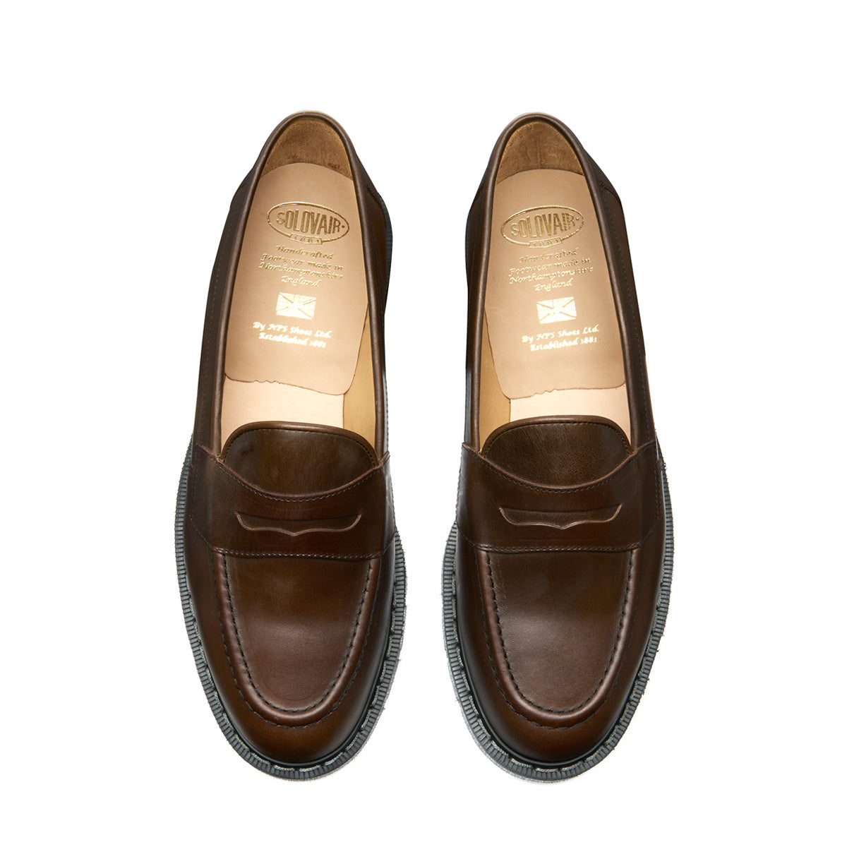 Gaucho Crazy Horse Penny Loafer | Solovair | Classic Collection | Made ...