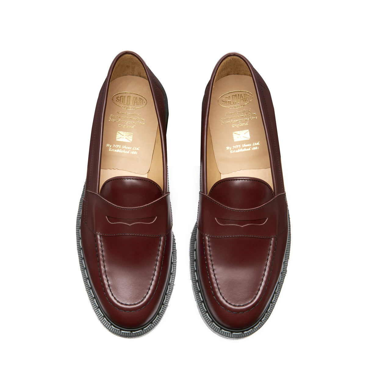 Oxblood Hi-Shine Penny Loafer