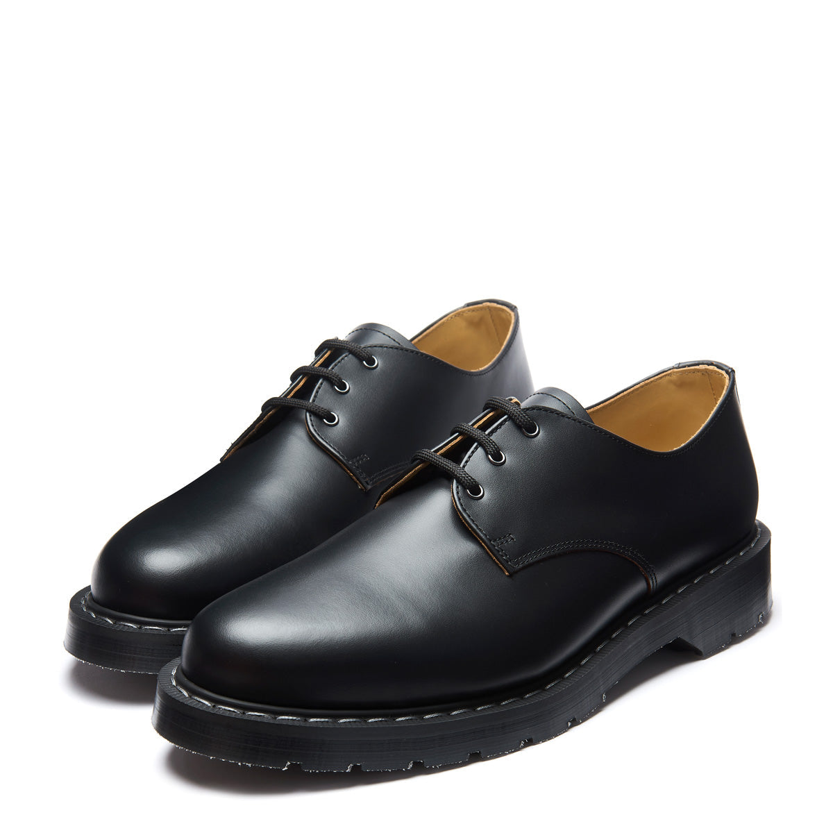 Black Fine Grain Eye Gibson Shoe