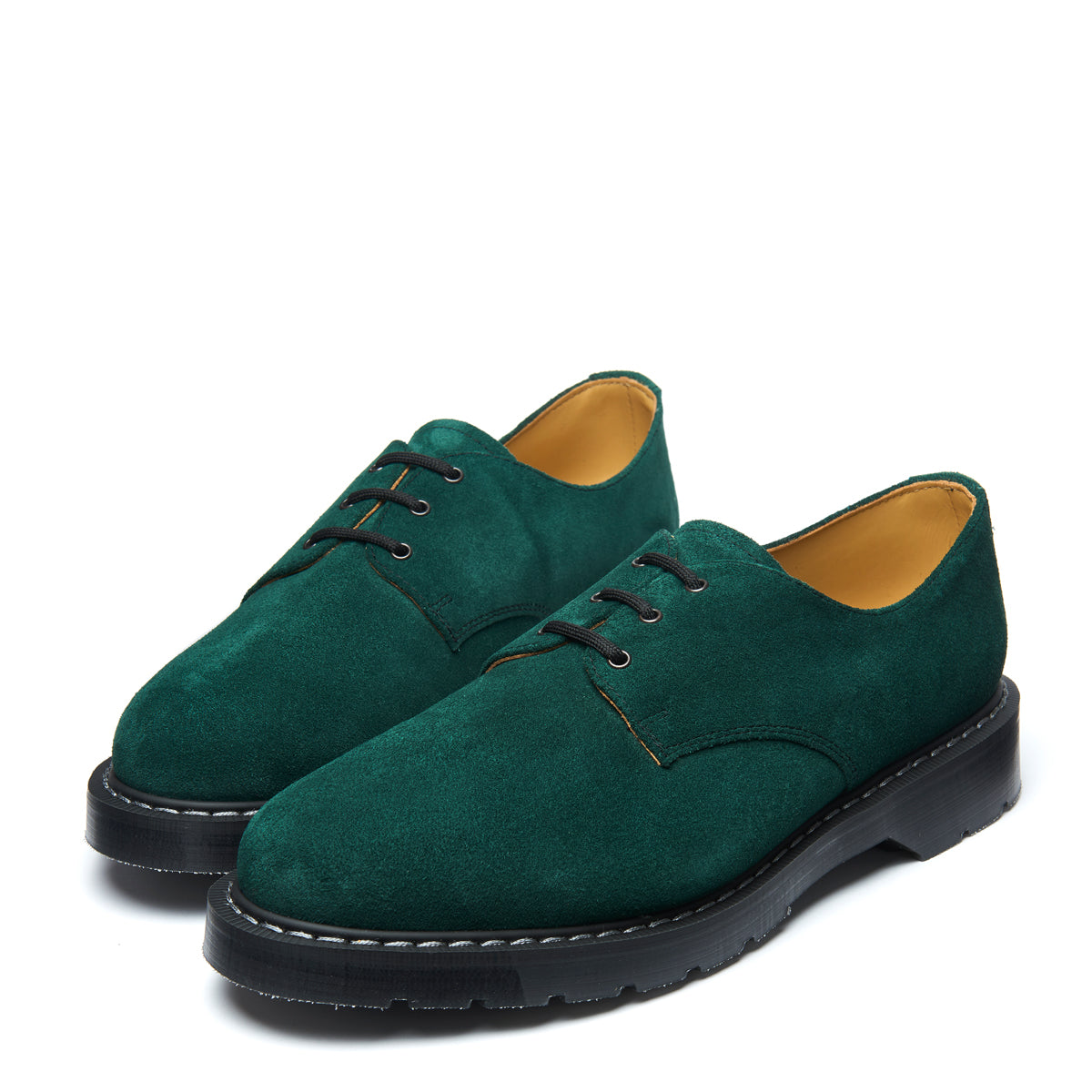 Green Suede 3 Eye Gibson Shoe – NPS Solovair USA