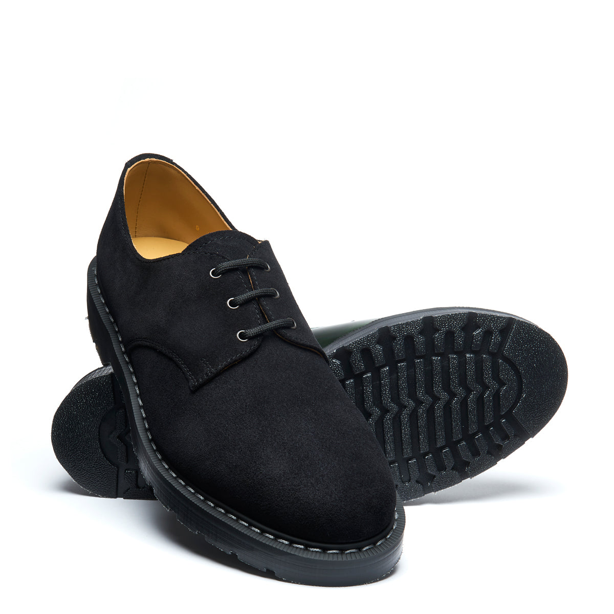Dark Navy Suede 3 Eye Gibson Shoe – NPS Solovair USA