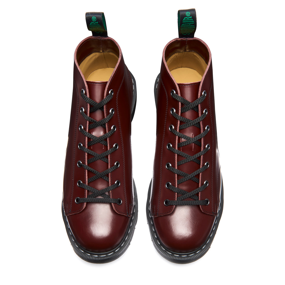 Oxblood Hi-Shine 7 Eye Monkey Boot – NPS Solovair USA