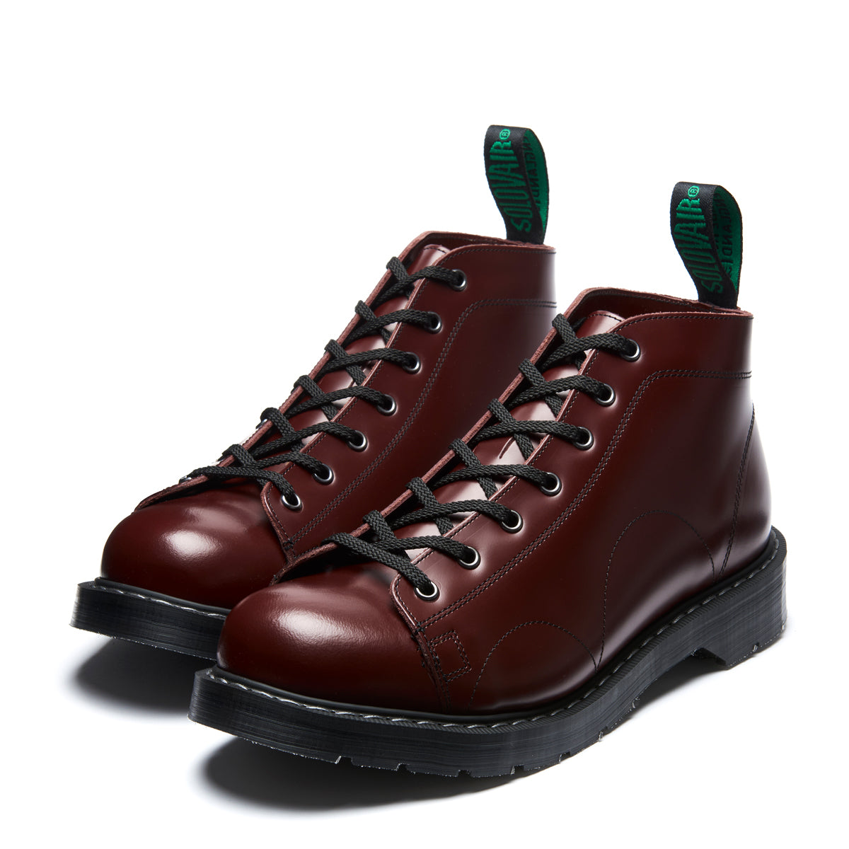 Oxblood Hi-Shine 7 Eye Monkey Boot – NPS Solovair USA