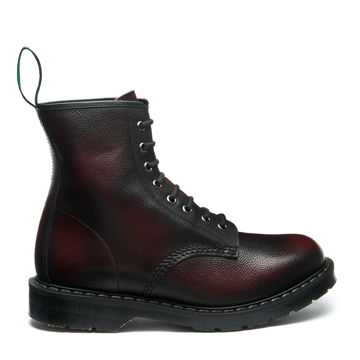 Dark Burgundy Grain 8 Eye Derby Boot – NPS Solovair USA