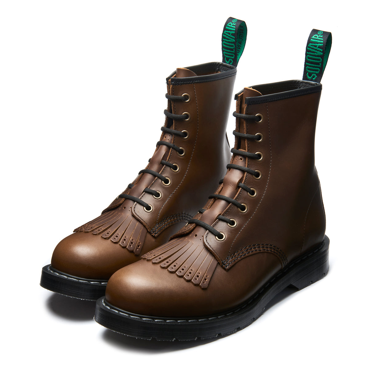 Gaucho Crazy Horse 8 Eye Derby Boot & Brogue Kiltie – NPS Solovair USA