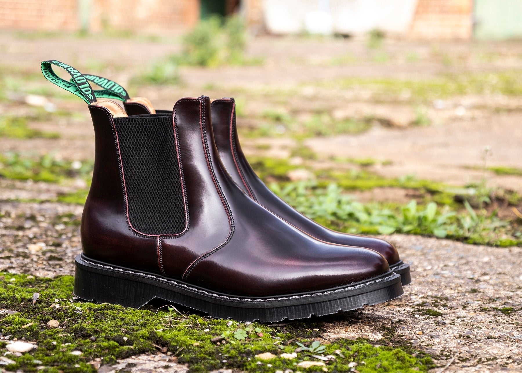 Burgundy Rub-Off Dealer Boot - Main Image