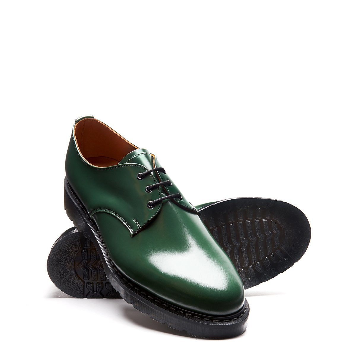 Green Hi-Shine Gibson Shoe | Solovair | Handmade in England – NPS