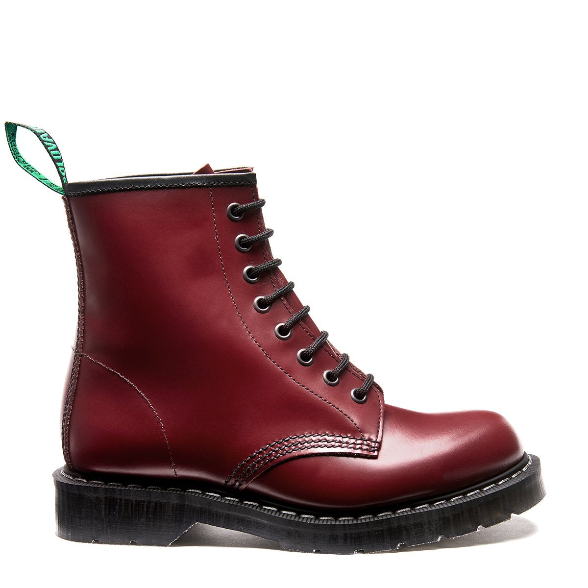 Cherry Red 8 Eye Derby Boot | Solovair | Handmade in England – NPS