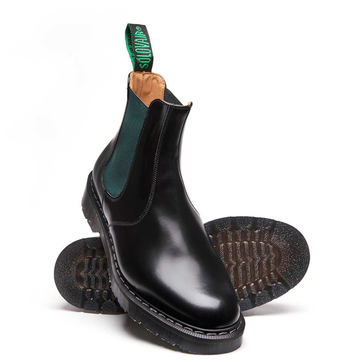 Green & Black Dealer Boot | Solovair | Handmade in England – NPS