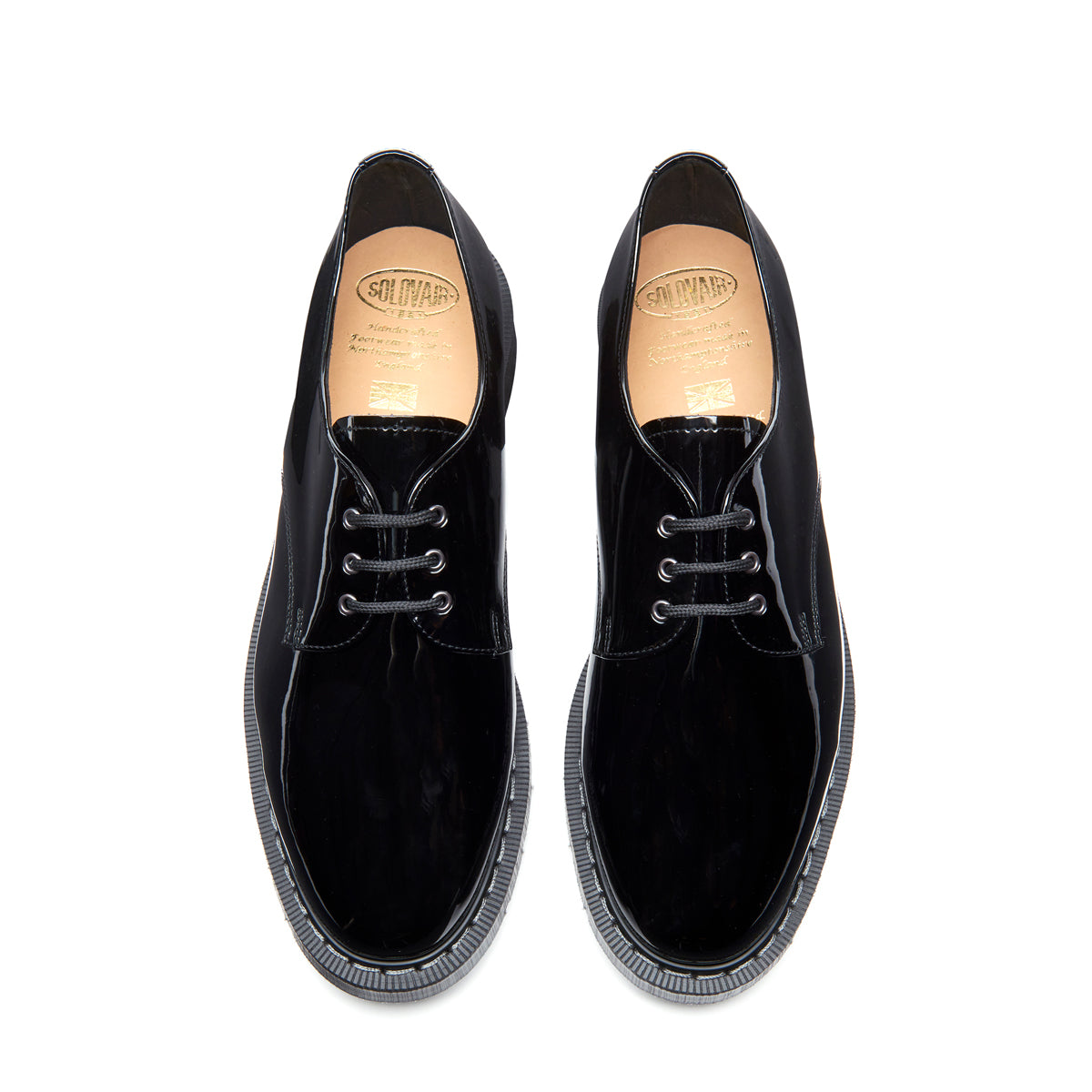 Black Patent Gibson Shoe | Solovair | Classic Collection